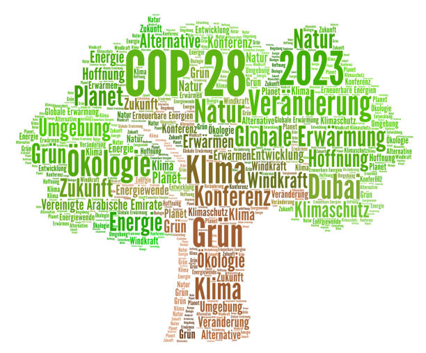 istock COP 28 in Dubai United Arab Emirates world cloud in German language 1466786650