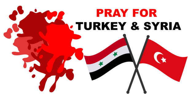 Pray for Turkey and Syria Earthquake disaster victims Save life. Support and show solidarity with the Turkish and Syrian people. Turkey map, Syria Map. Turkey Flag, Syria Flag. prays due Help People. Pray for Turkey and Syria Earthquake disaster victims Save life. Support and show solidarity with the Turkish and Syrian people. Turkey map, Syria Map. Turkey Flag, Syria Flag. prays due Help People. antakya stock illustrations