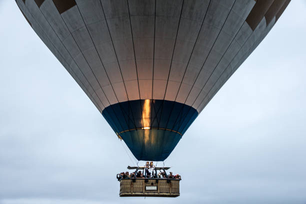 istock Hot air balloon in the sky 1466797262