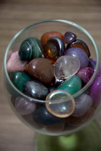 istock Photograph of rolled stones inside the bowl 1466800739
