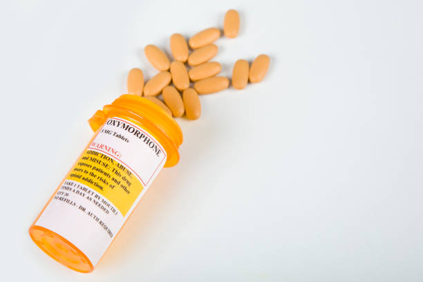 istock Risky prescription drug Oxymorphone tablets 1466809306