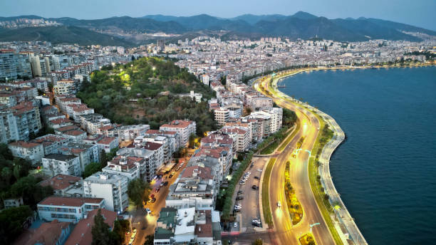 istock Aerial view of izmir 1466809948