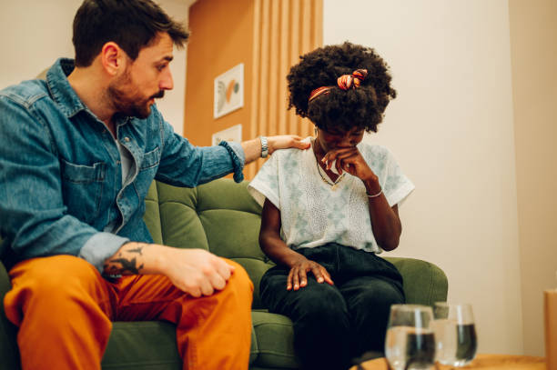 istock Diverse couple on a therapy session in a psychologist office 1466821122