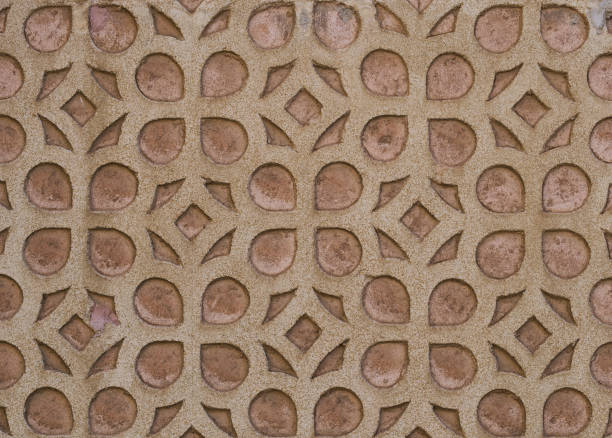 istock Ornament on the wall of an ancient mosque. 1466824083