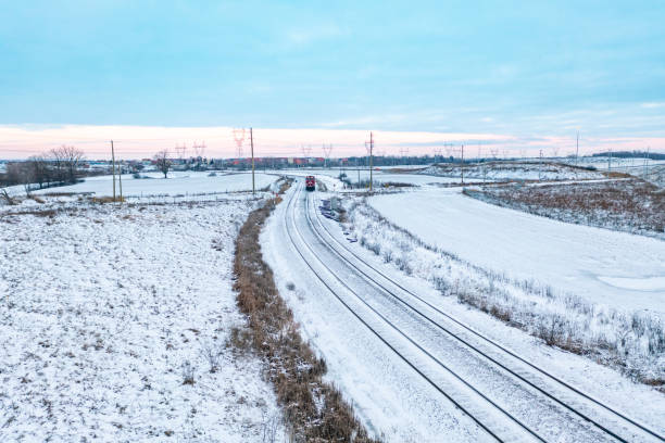 istock Canadian Pacific CP Railway Vaughan Intermodal Terminal in Kleinburg, Canada 1466837426