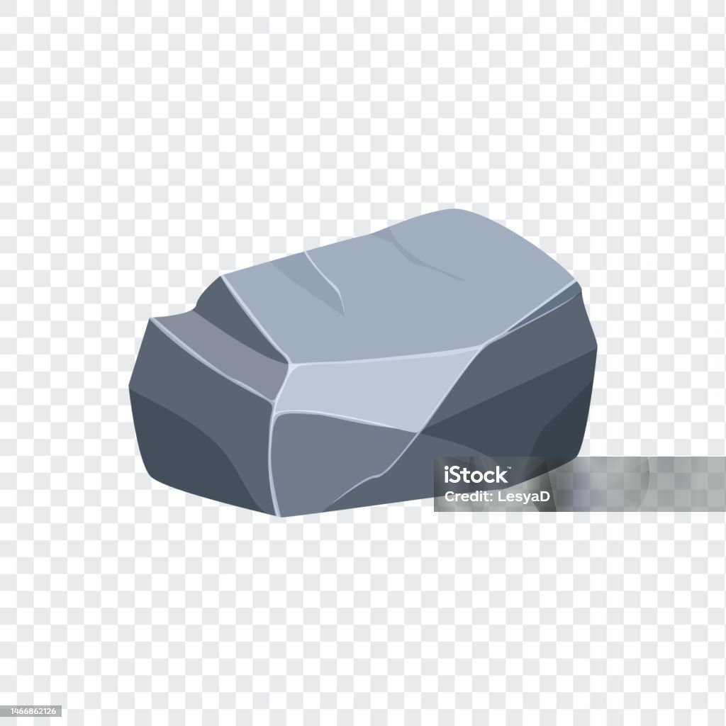 Vector Illustration Rocks Rock Boulder Natural Shape Stone Vector Illustration Stock Illustration ...