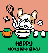 istock A cute French Bulldog holding an egg beater and enjoying baking 1466878280