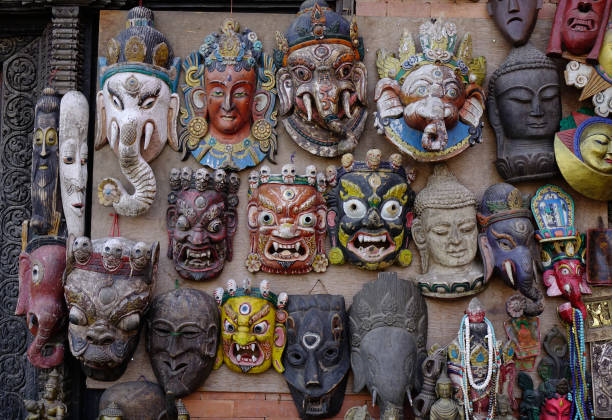 istock Selling souvenirs in Kathmandu, Nepal 1466886316