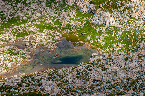 beautiful lake in Triglav national park, Slovenia