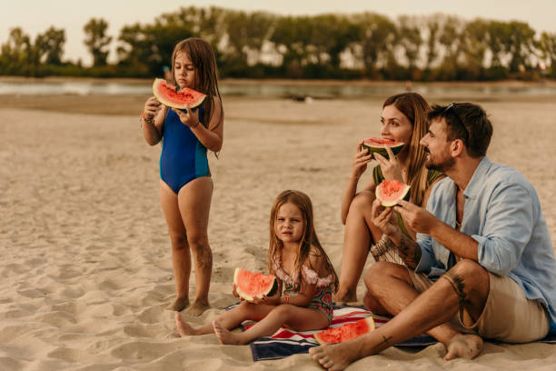 istock Family bonding beach time 1466900922