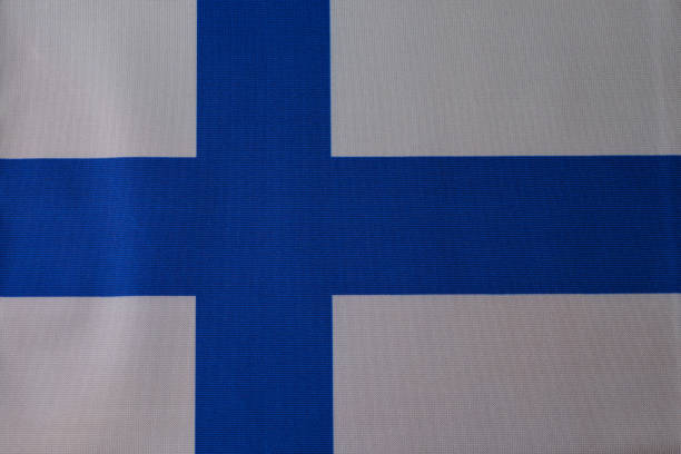 The national flag of Finland