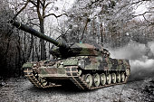 Modern tank Leopard 2