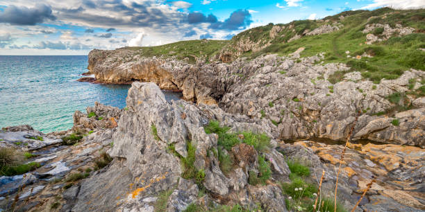 istock Coastline and Cliffs, Buelna, Asturias, Spain 1466932388