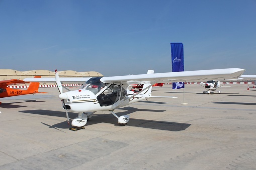 Abu Dhab, United Arab Emirates – November 03, 2022: Abu Dhabi, UAE- 3rd November, 2022. FK-9  was displayed at Mebaa Airshow.