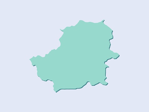 Icon of the Italian province of Torino, Piemonte with lilac background and teal icon