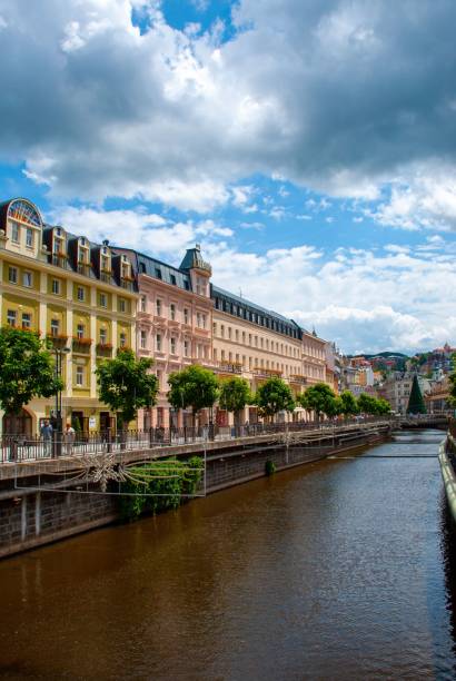 istock Canal surrounded by buildings in Prague 1466940172