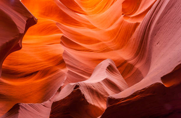istock Lower Antelope Canyon Sandstone closeup 1466944635