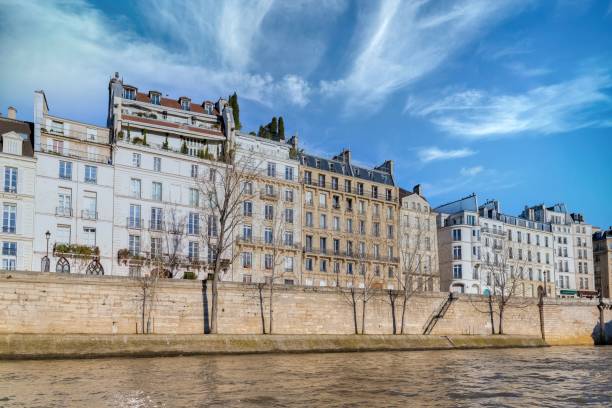 istock Paris, beautiful buildings, view on the Seine 1466946781