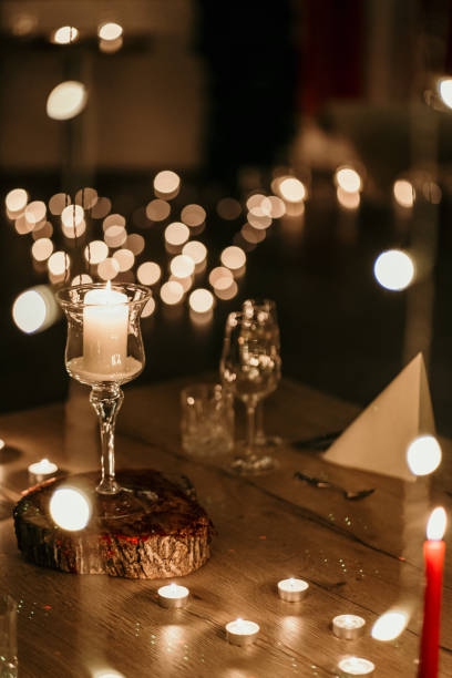 istock Of dimly lit room for valentines day 1466947198
