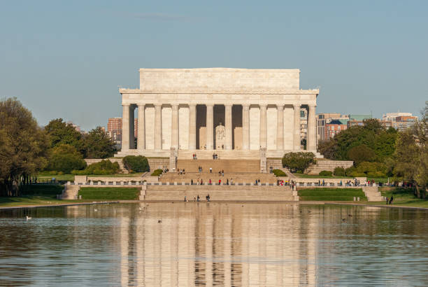 istock Lincoln Memorial and reflection in the Reflecting Pool, Washington, DC 1466957791