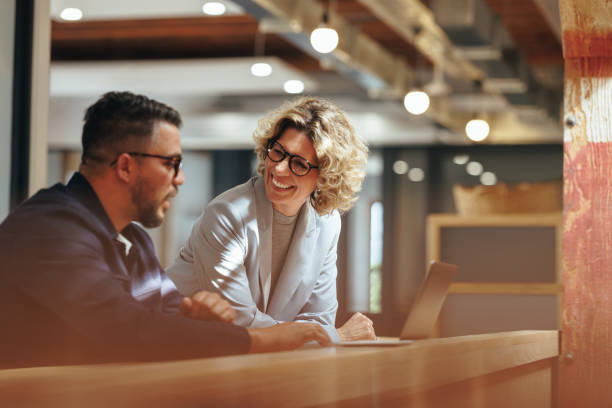 istock Successful business people working together in a coworking office 1466959955