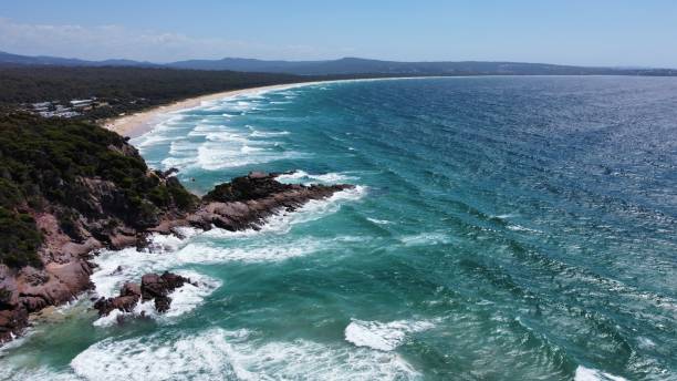 istock Aerial shot of beach 1466966111