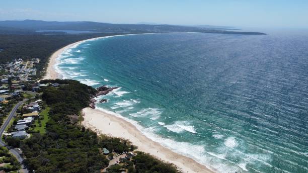 istock Aerial shot of beach 1466966125