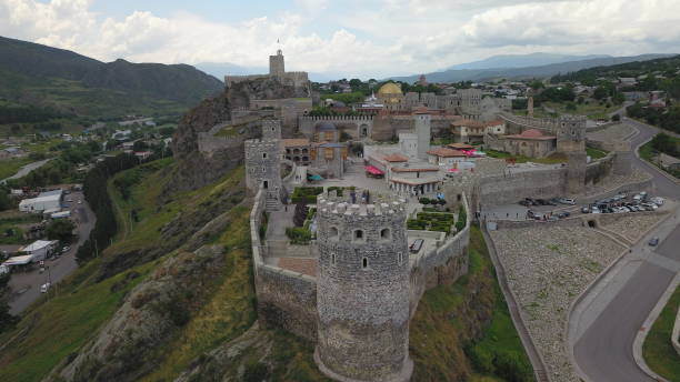 istock Ancient fortress on a hill in a rural area 1466966635