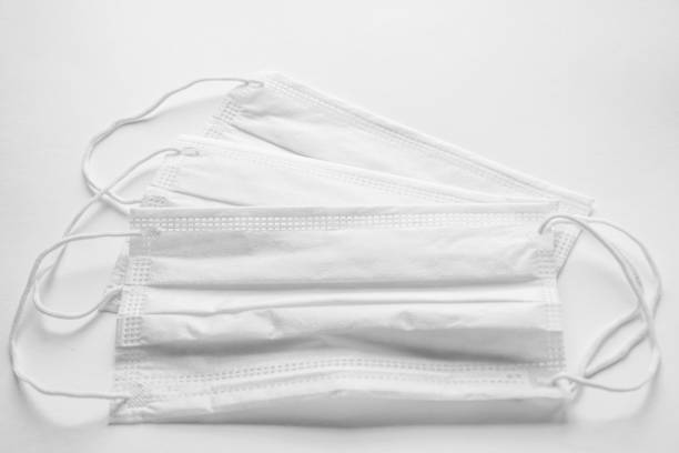 istock Surgical masks. Procedure masks from bacteria. Protection concept. 1466966758