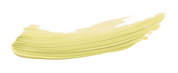 istock Light yellow brush isolated on white background. Yellow brush. 1466967576