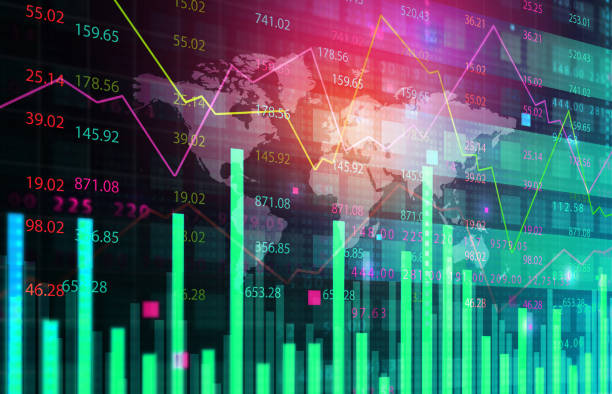 istock Stock market charts with finance data 1466969045