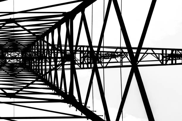 Shaft Tower of The Zollverein Coal Mine Industrial Complex. It is a large former industrial site in the city of Essen, North Rhine-Westphalia, Germany. It has been inscribed into the UNESCO list of World Heritage Sites since December 14, 2001 and is one of the anchor points of the European Route of Industrial Heritage.