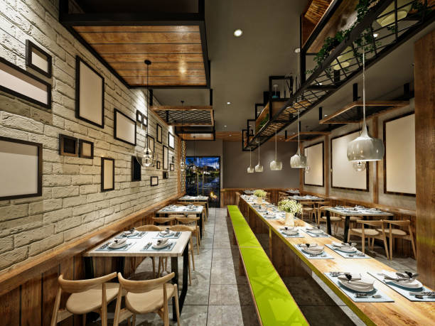 istock 3D render of cafetaria and restaurant 1466969279