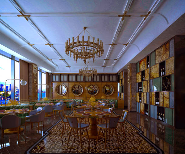 istock 3D render of cafetaria and restaurant 1466972409