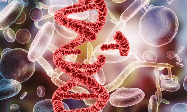 istock DNA strand on scientific background 1466973360