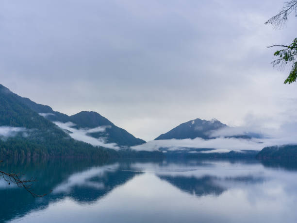 istock Serene Views from Lake Crescent, Olympic National Park, Washington State 1466974581