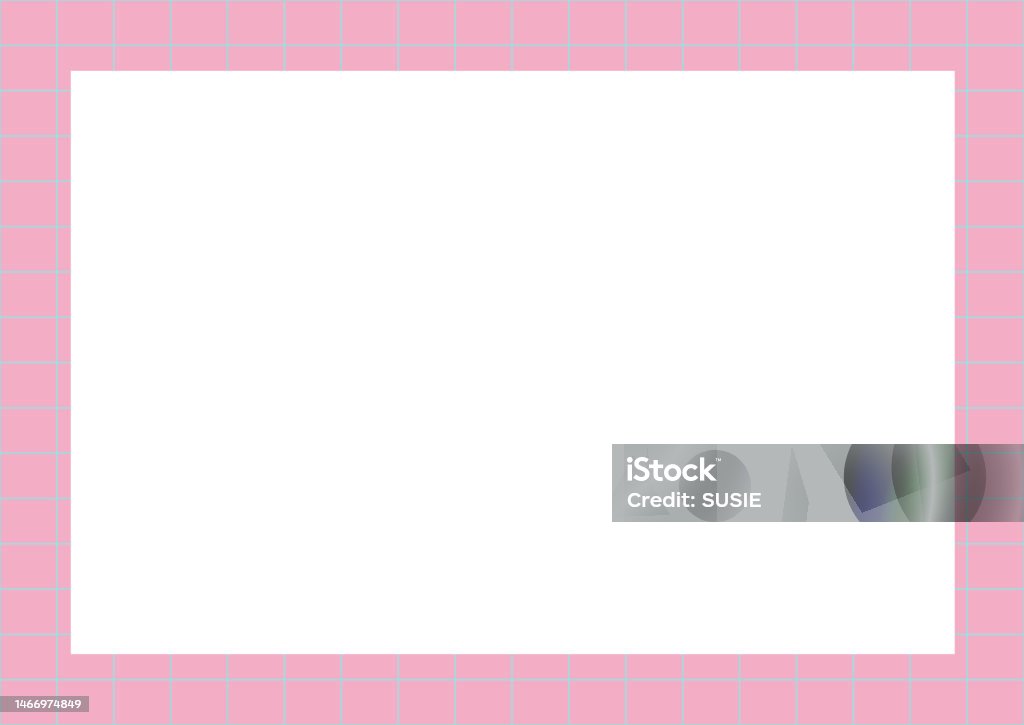 Simple And Stylish Rectangular Frame Material With Checkered Pattern ...