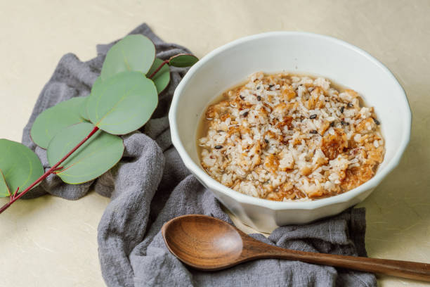 istock nurungji bap, Korean style scorched rice food 1466978043