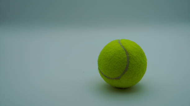 istock Tennis ball isolated on white background 1466978081