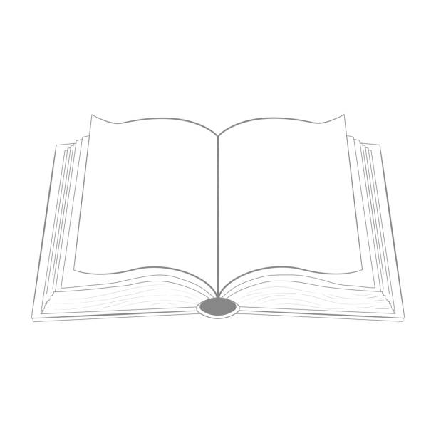 istock Open book. The concept of learning, research, reading, etc. Book Day. Transparent background 1466983274