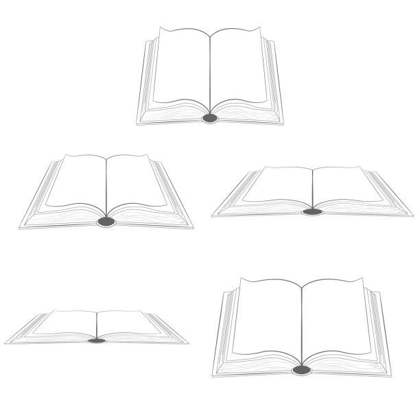 istock Open book. The concept of learning, research, reading, etc. Book Day. Transparent background 1466983276
