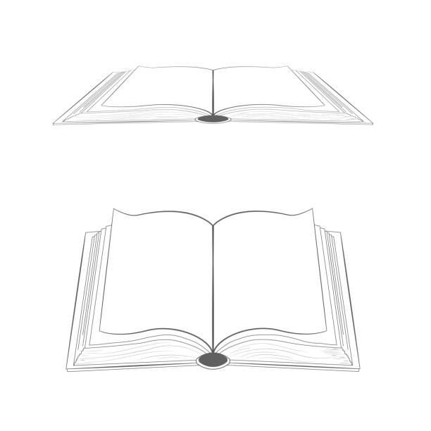 istock Open book. The concept of learning, research, reading, etc. Book Day. Transparent background 1466983290