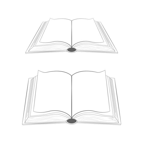 istock Open book. The concept of learning, research, reading, etc. Book Day. Transparent background 1466983297