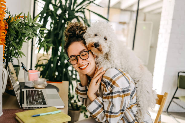 istock Woman working from home 1466983408