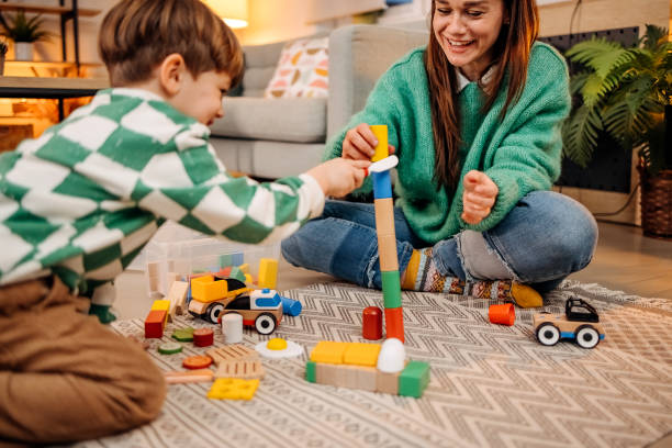 istock Mother and child at home 1466997679