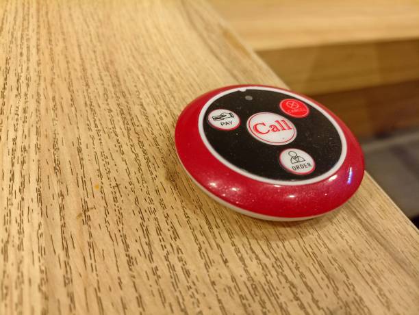 istock button to order food in a restaurant 1467000585