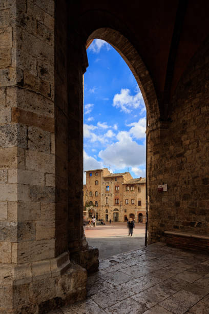 istock San Gimignano street archway Tuscany 1467009255