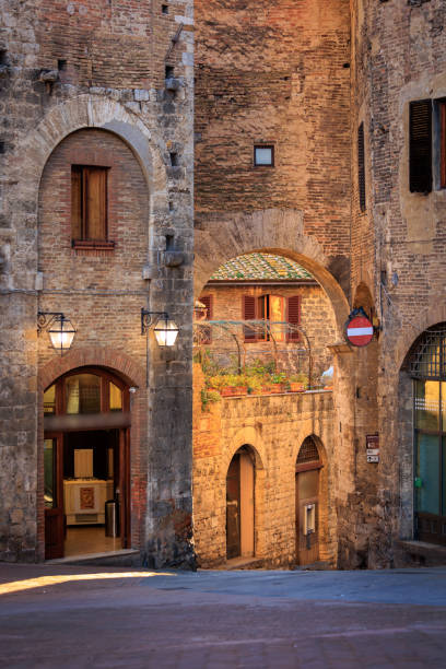 istock San Gimignano street archway Tuscany 1467009301