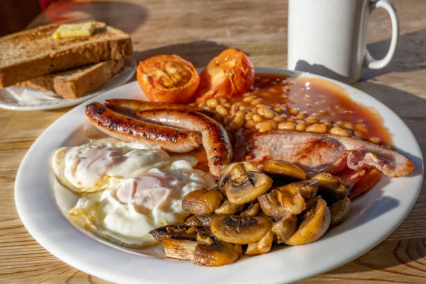istock Traditional full English fried breakfast 1467009396