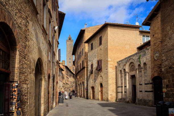 istock San Gimignano street life 1467011592